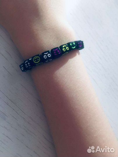 Браслет, и кольцо. Набор, из бисера