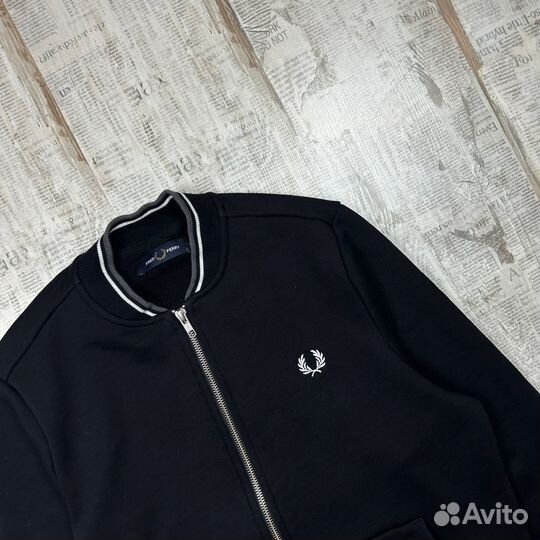 Кофта зипка Fred Perry, олимпийка на замке Фред Пе