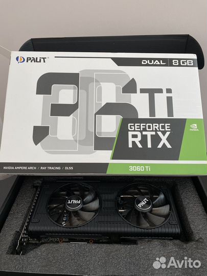 Видеокарта RTX 3060ti palit dual 8gb