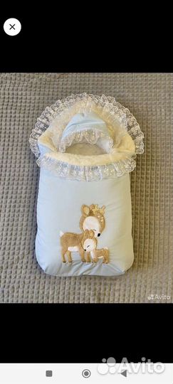 Конверт на выписку для мальчика зима