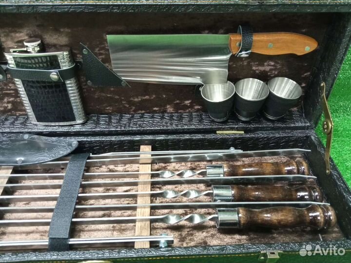 Набор шампуров в кейсе 