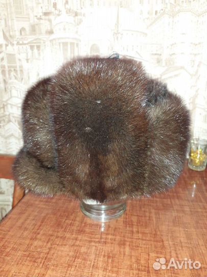 Стильная норковая кепка