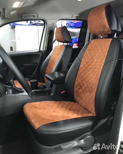 Авточехлы экокожа 