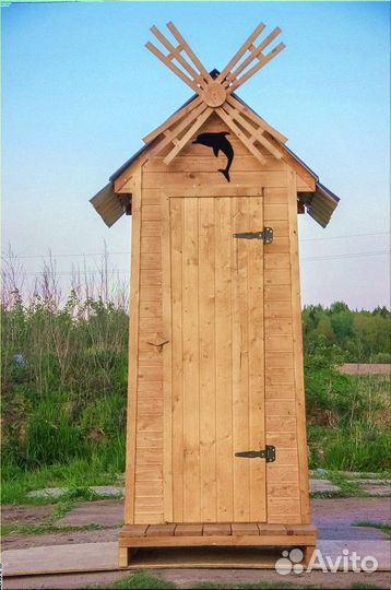 Дачный туалет деревянный Т757