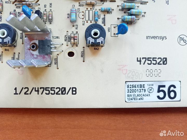 Силовая плата для стиральной машины vestel