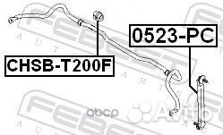 Втулка переднего стабилизатора Aveo 96653351 C