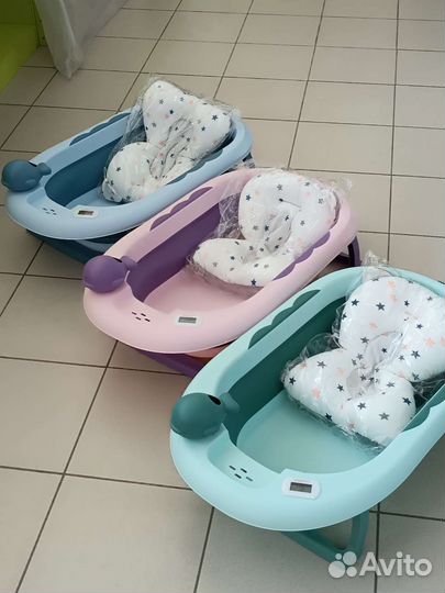 Детская ванночка для купания складная