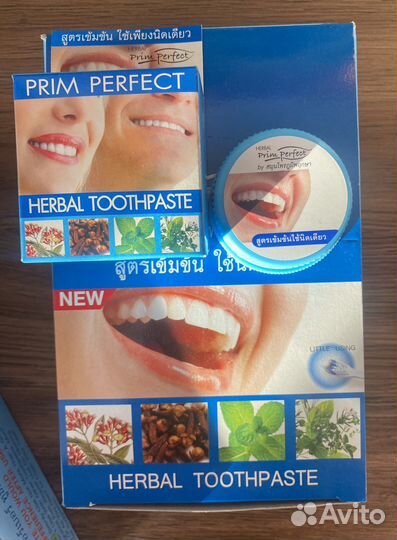 Тайская зубная паста Prim Perfect
