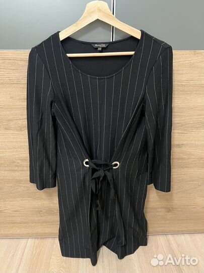 Платье черное Massimo dutti