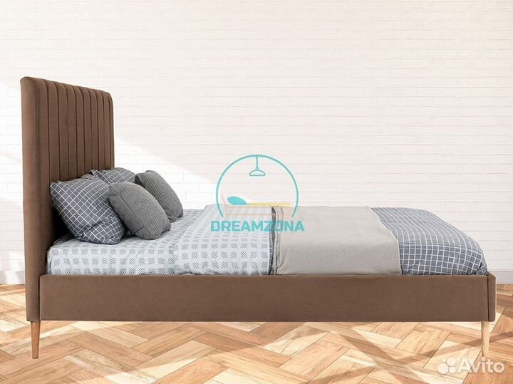 Кровать Сиера с мягким изголовьем от производителя
