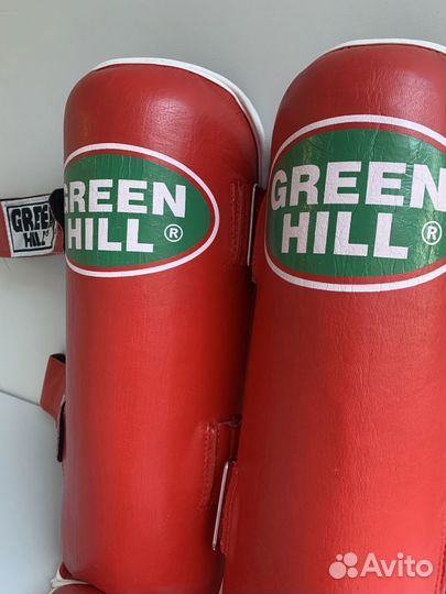 Щитки для защиты голени и стопы Green hill