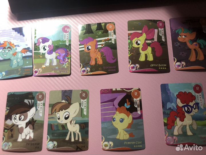 Биндер с карточками My little pony