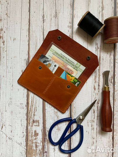 Докхолдер, обложка для документов ручная работа