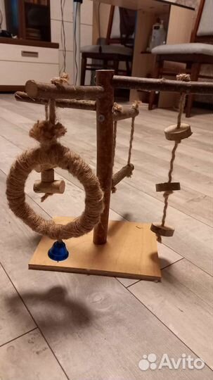 Присада игровой стенд для попугая