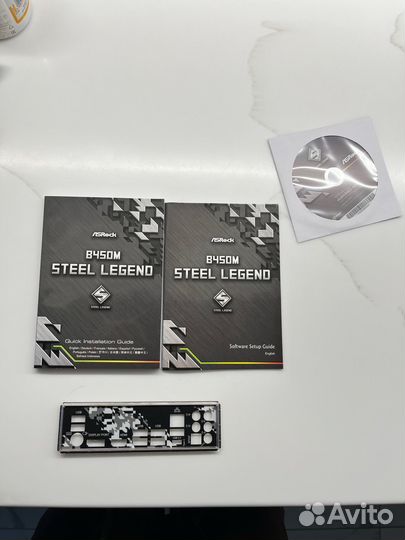 Материнская плата Asrock b450m steel legend