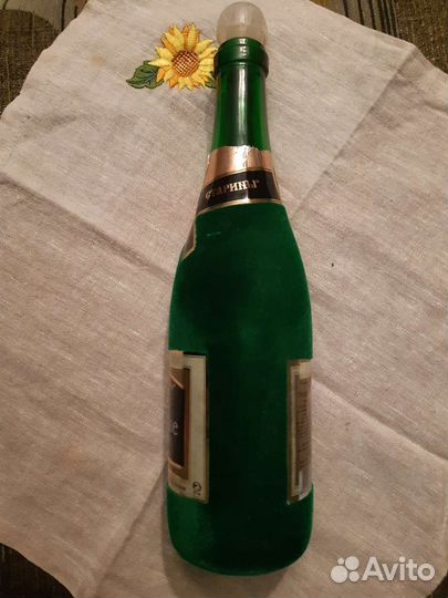 Бутылка с бархатным напылением для творчества