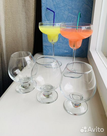 Новые бокалы для коньяка, Pasabahce, 3 шт