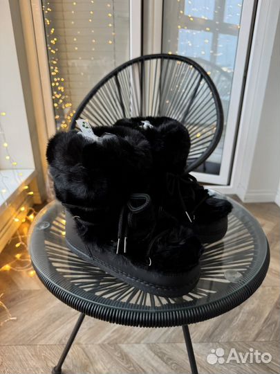 Луноходы меховые Moon Boot type