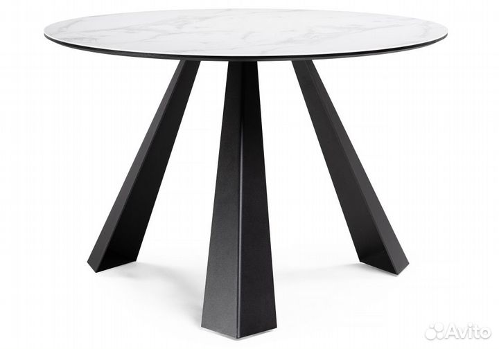 Обеденная группа Брееил velutto 3 - белый мрамор