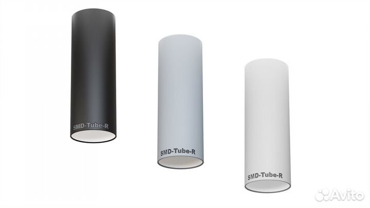 Светильник в форме трубы круглое сечение профиля