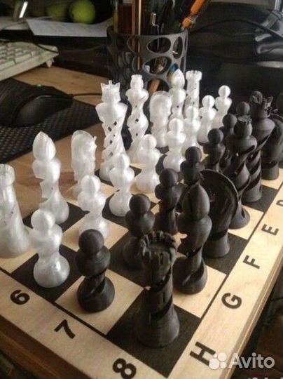 Шахматы спирали 3D