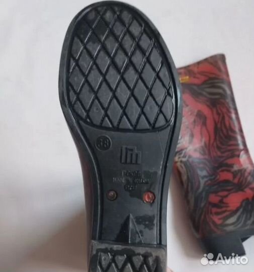 Резиновые сапоги женские высокие 38