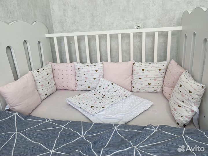 Бортики в детскую кроватку