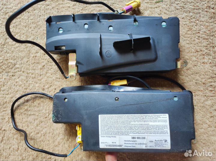 Подушка безопасности сиденья Volkswagen Passat b5