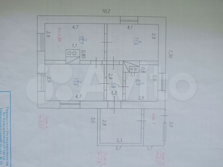 Дом 48,9 м² на участке 6 сот.