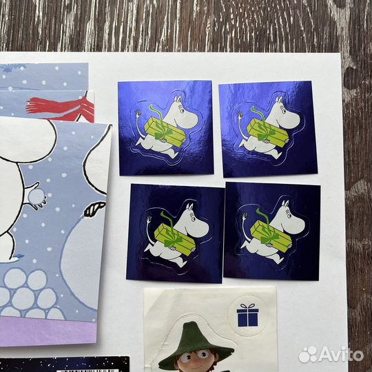 Наклейки лента moomin муми-тролль и другие