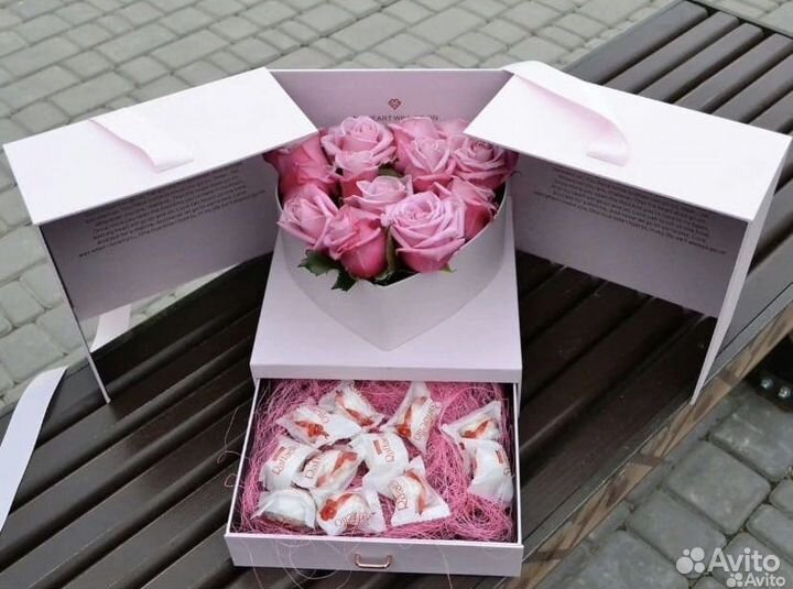 Коробка подарочная с выдвижным ящиком