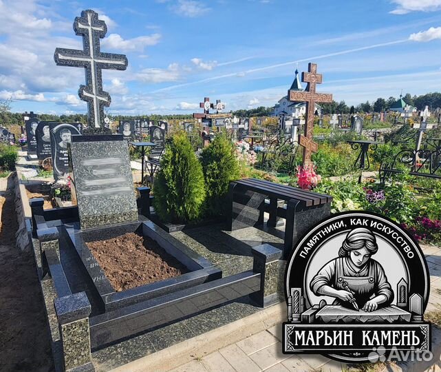 Памятники из карельского гранита. Эксклюзив