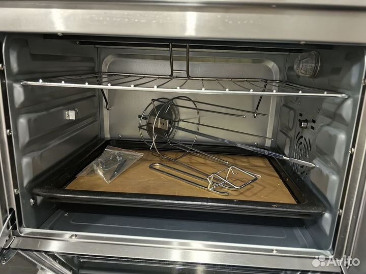 Электрическая мини печь духовка с конвекцией