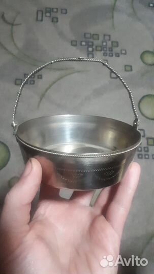 Конфетница мельхиор СССР