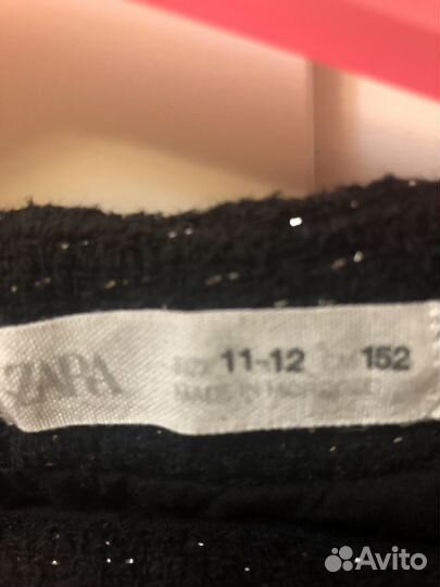 Юбка zara мини для девочки 140