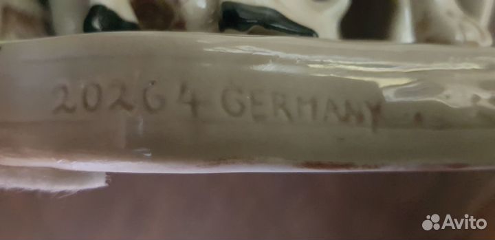 Статуэтка Бильярд,фарфор,роспись,Германия,1962г