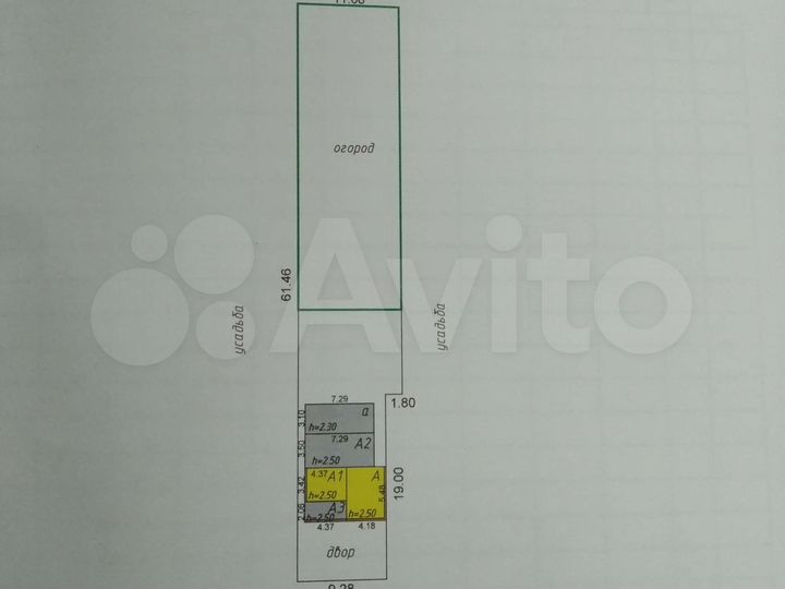 Дом 57,1 м² на участке 6,5 сот.