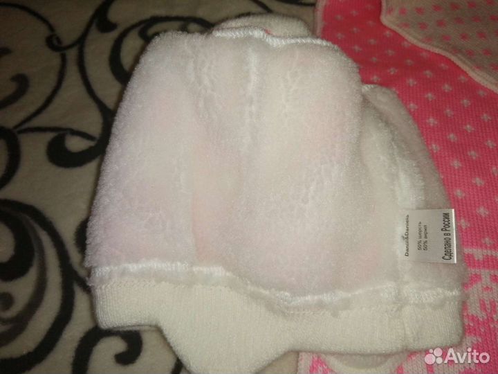 Комплект шапка и шарф для девочки