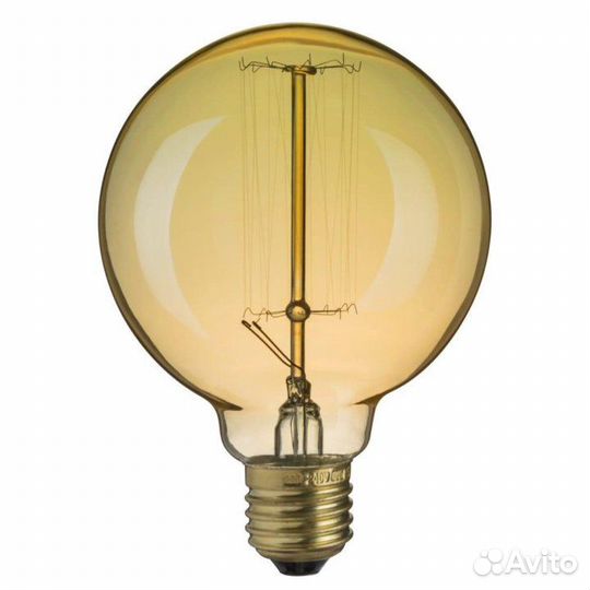 Лампа накаливания Navigator, E27, G95, 60 Вт