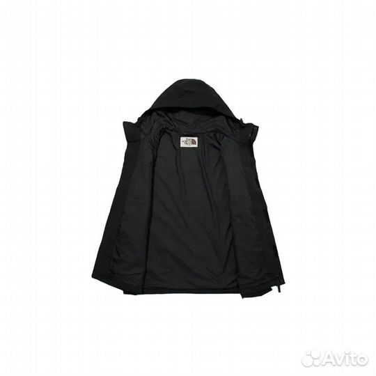 THE north face Windbreaker Jackets Unisex Black+Gift Bag (XS)(44)