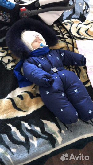 Детский зимний комбинезон