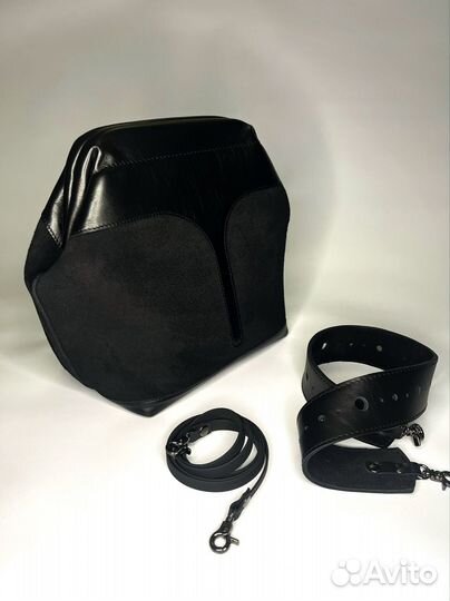 Сумка натуральная кожа через плечо