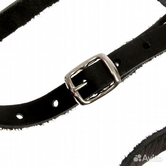 2 шт. Намордник кожаный цельнокроенный, длина по н