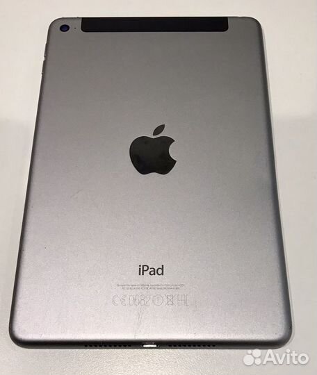 iPad mini 4 Space Gray 128Gb с чехлом