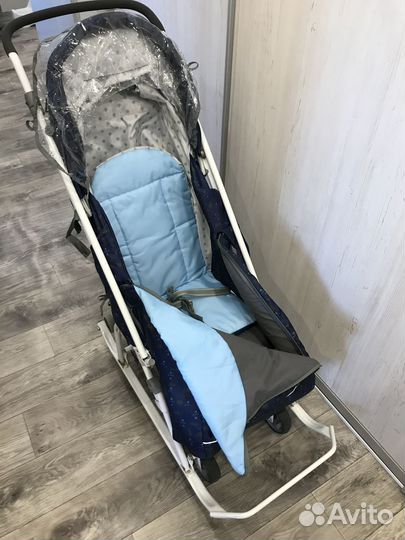 Санки-коляска