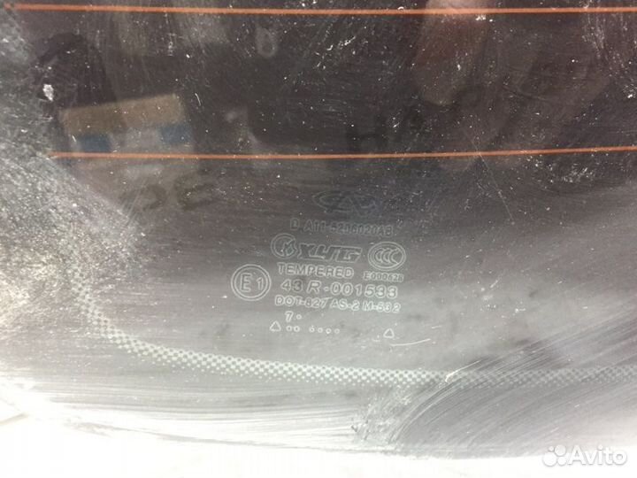 Стекло заднее Chery Amulet 2007