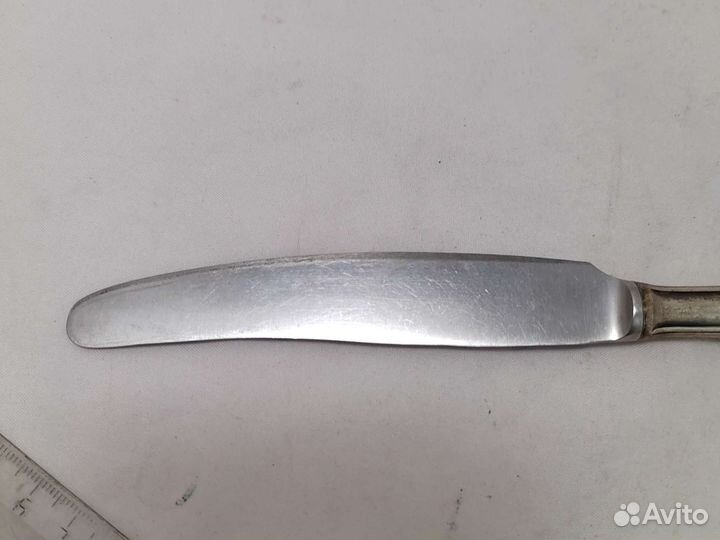 Нож столовый. Серебро 875 проба