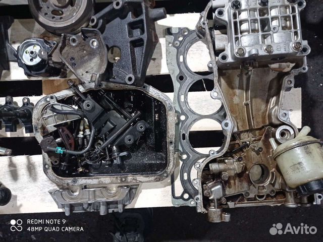 Двигатель в разборе QR25 DE