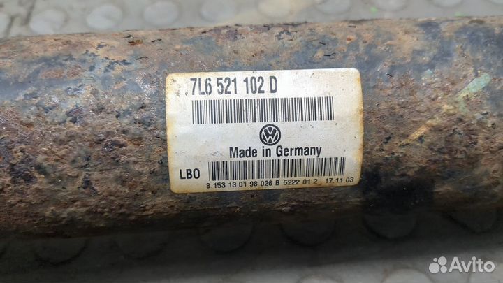 Кардан задний Volkswagen Touareg