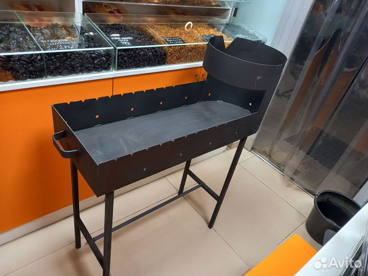 Мангал с печью